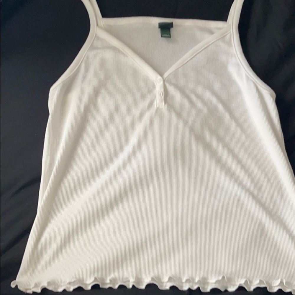 white tank top